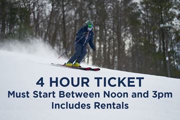 Picture of 4 Hour Afternoon Lift Ticket & Rental Package